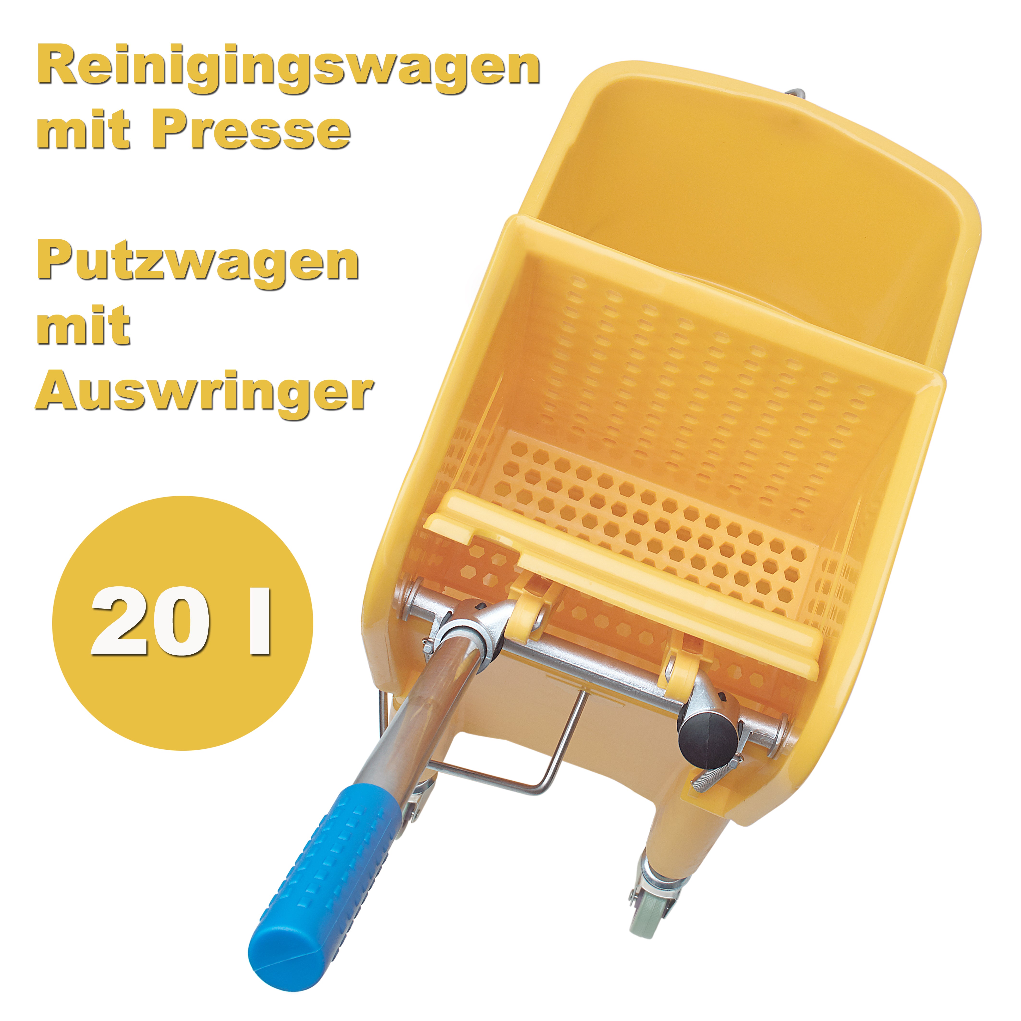 Kleiner Reinigungswagen für Zuhause + Rollen